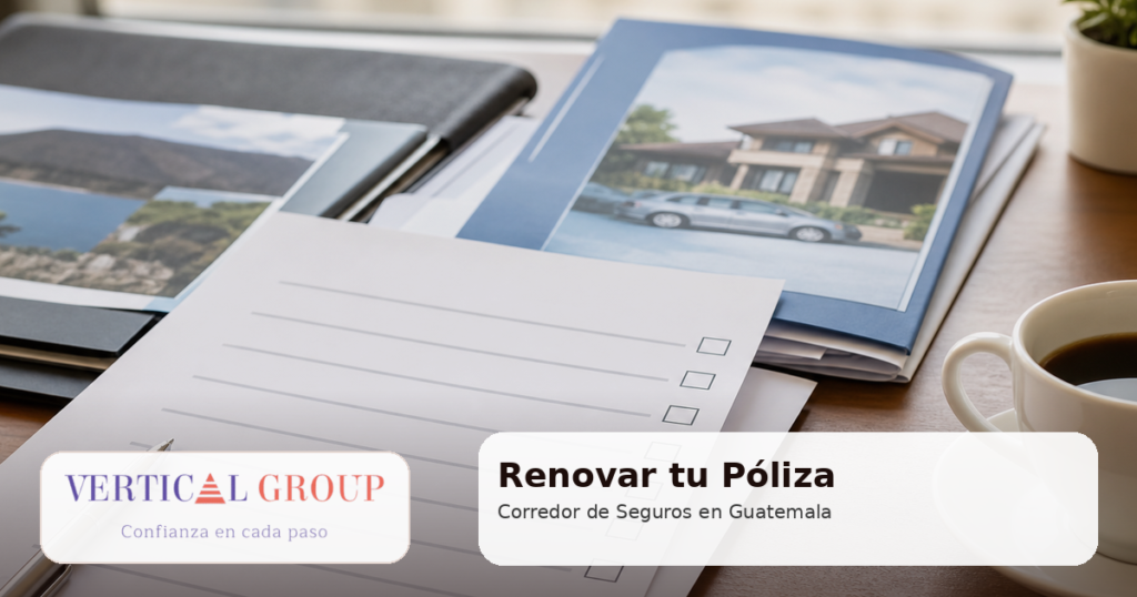 Renovar tu Póliza con asesoría de Vertical Group SA en Guatemala