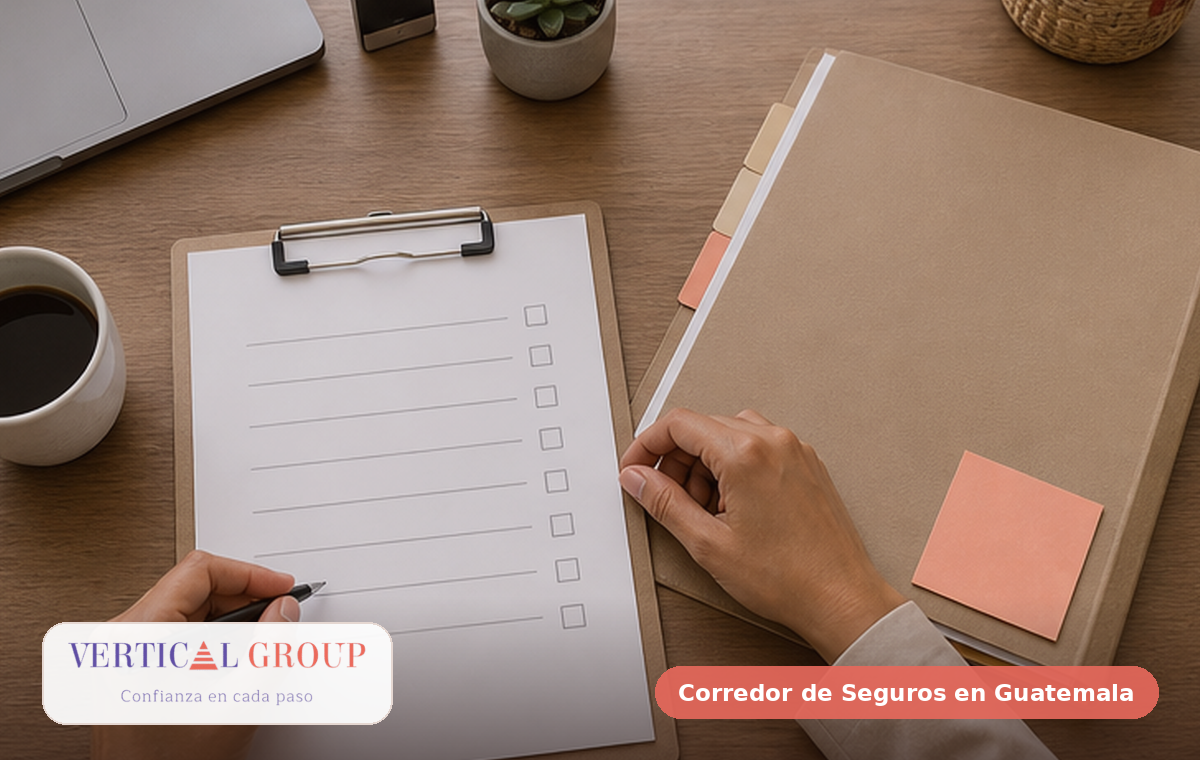 Foto realista de documentos de póliza para contratar un seguro