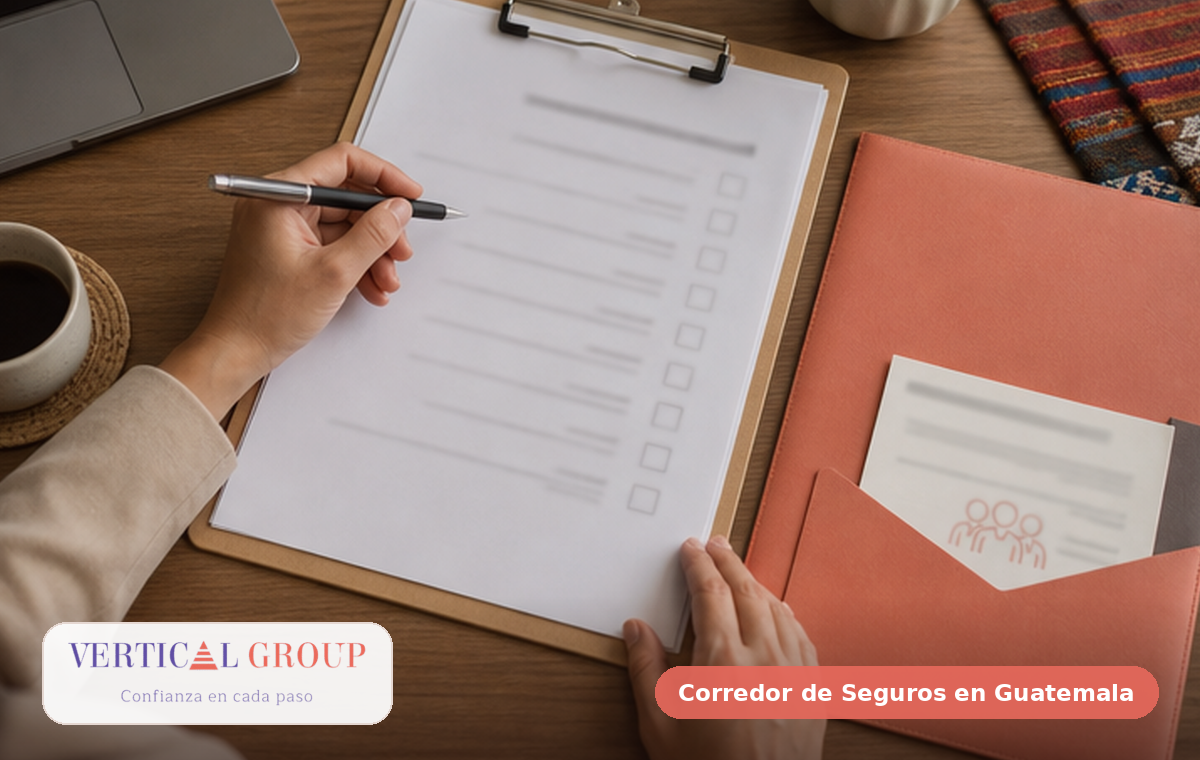 Foto realista de comparación de opciones para contratar un seguro